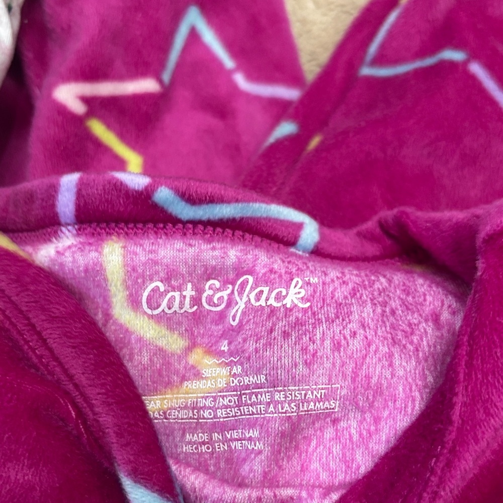 Lot of floral and Star Print Kids Pajamas Set - Picture 7 of 7